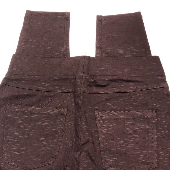 Matty M Women's Leggings Burgundy Small/Petite - Picture 5 of 5